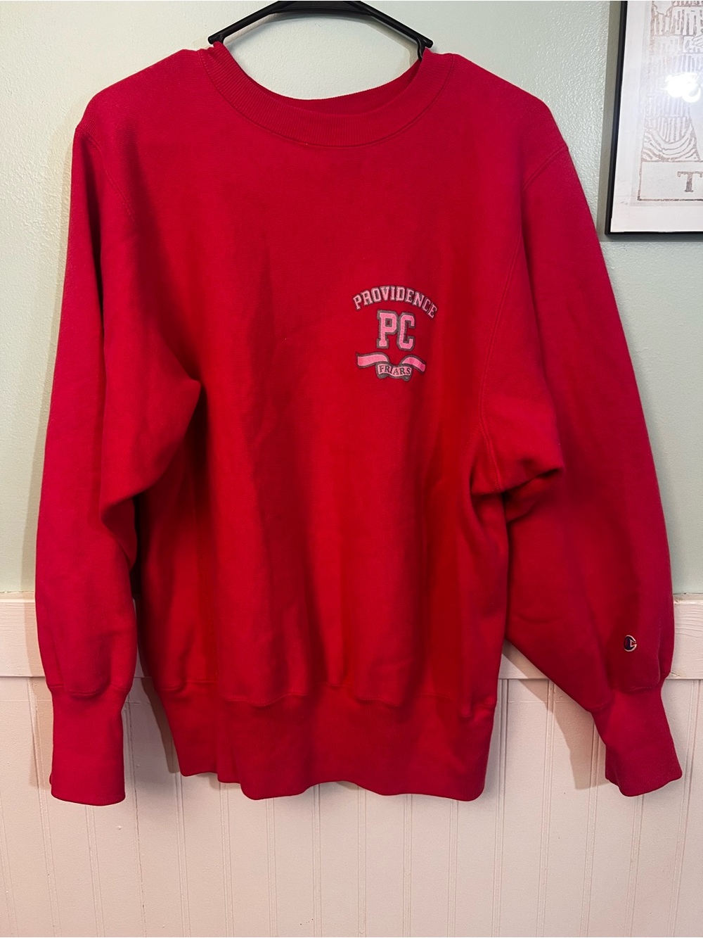 Vintage Champion reverse weave made in USA Providence PC Crewneck Sweatshirt med